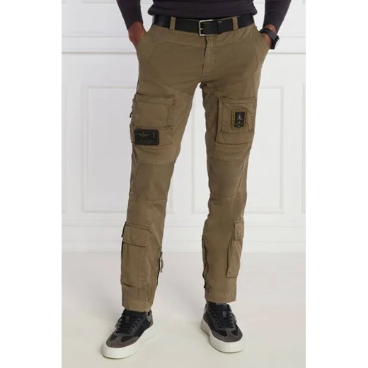 Aeronautica Militare Spodnie cargo | Regular Fit ze sklepu Gomez Fashion Store w kategorii Spodnie męskie - zdjęcie 172969812