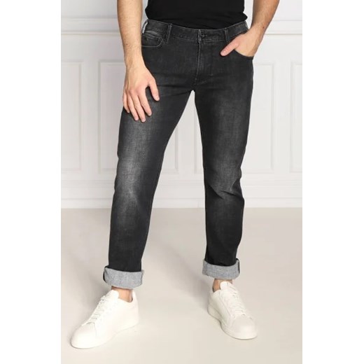 Emporio Armani Jeansy j06 | Slim Fit | | z dodatkiem wełny Emporio Armani 33/34 wyprzedaż Gomez Fashion Store