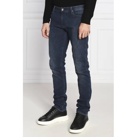 Jeansy męskie Emporio Armani na wiosnę