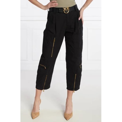 Pinko Jeansowe spodnie cargo | Regular Fit | stretch ze sklepu Gomez Fashion Store w kategorii Spodnie damskie - zdjęcie 172971102