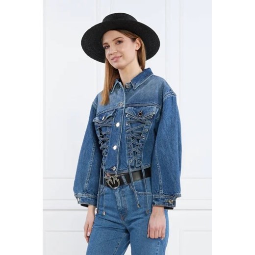 Pinko Kurtka jeansowa | Cropped Fit ze sklepu Gomez Fashion Store w kategorii Kurtki damskie - zdjęcie 172972470