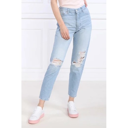 CALVIN KLEIN JEANS Jeansy MOM JEAN ANKLE | Boyfriend fit 25 promocyjna cena Gomez Fashion Store