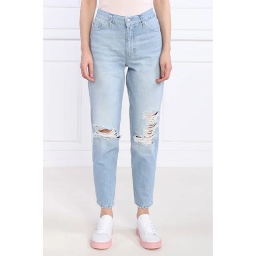 CALVIN KLEIN JEANS Jeansy MOM JEAN ANKLE | Boyfriend fit 32 okazyjna cena Gomez Fashion Store