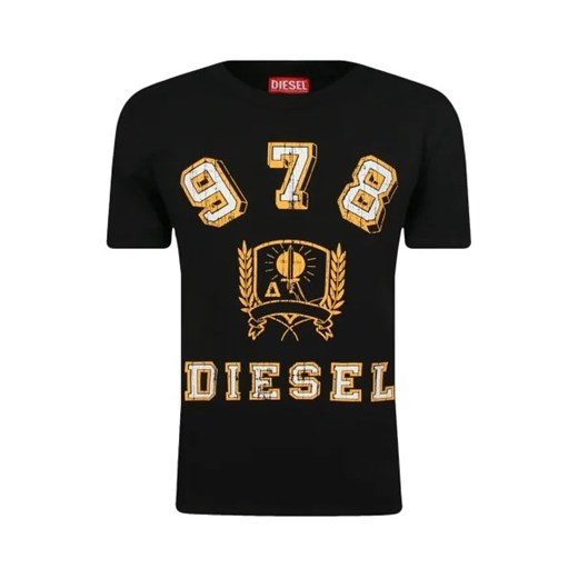 Diesel T-shirt | Regular Fit ze sklepu Gomez Fashion Store w kategorii T-shirty chłopięce - zdjęcie 172974044