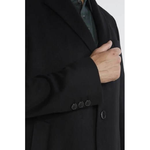BOSS BLACK Wełniany płaszcz H Hyde | z dodatkiem kaszmiru 46 okazja Gomez Fashion Store