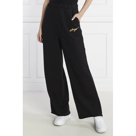 HUGO Spodnie dresowe Nasuede_2 | Oversize fit ze sklepu Gomez Fashion Store w kategorii Spodnie damskie - zdjęcie 172976304