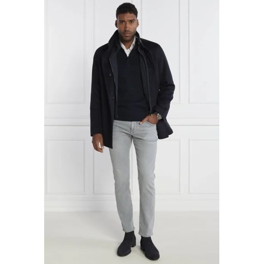BOSS BLACK Wełniany płaszcz H-Coxtan | z dodatkiem kaszmiru 54 okazja Gomez Fashion Store