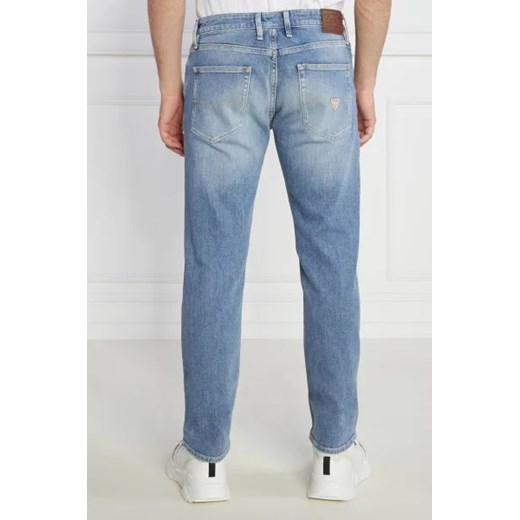 Jeansy męskie Guess z elastanu 