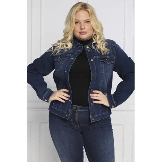 Persona by Marina Rinaldi Kurtka jeansowa CAROLA Plus size | Regular Fit Persona By Marina Rinaldi 48 promocja Gomez Fashion Store