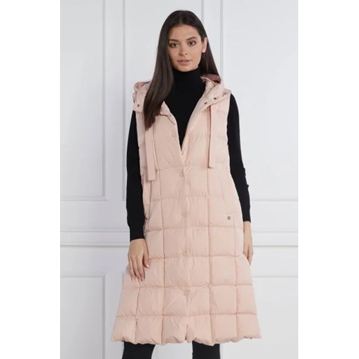 Marc Cain Puchowy bezrękawnik | Longline Fit ze sklepu Gomez Fashion Store w kategorii Kamizelki damskie - zdjęcie 172981271