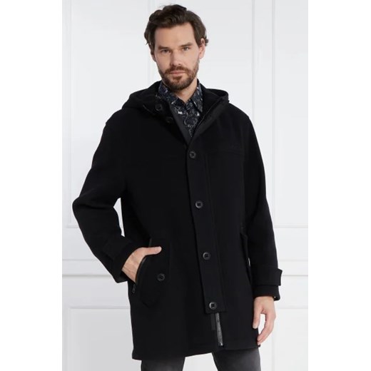 HUGO Wełniany płaszcz Munkon ze sklepu Gomez Fashion Store w kategorii Płaszcze męskie - zdjęcie 172982092