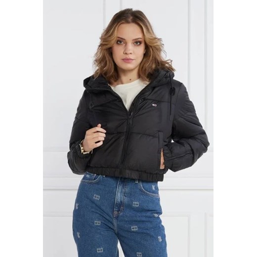 Tommy Jeans Kurtka TJW CRP HOODED PUFFER | Cropped Fit ze sklepu Gomez Fashion Store w kategorii Kurtki damskie - zdjęcie 172982351