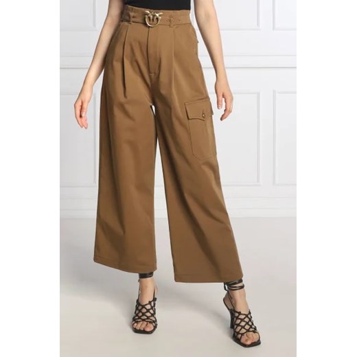 Pinko Spodnie cargo PAGE | Straight fit ze sklepu Gomez Fashion Store w kategorii Spodnie damskie - zdjęcie 172982962