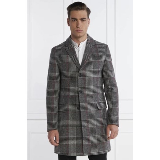 HUGO Wełniany płaszcz Migor2341 ze sklepu Gomez Fashion Store w kategorii Płaszcze męskie - zdjęcie 172983183