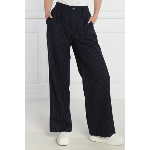 Pepe Jeans London Spodnie | Regular Fit | z dodatkiem wełny ze sklepu Gomez Fashion Store w kategorii Spodnie damskie - zdjęcie 172984743