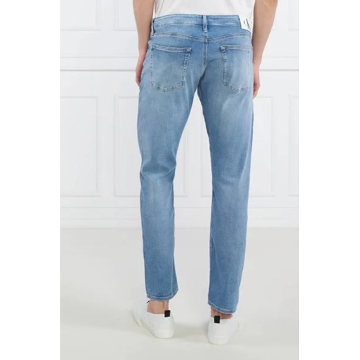 Jeansy męskie Calvin Klein z bawełny
