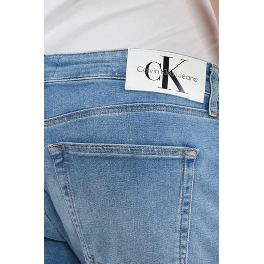Jeansy męskie Calvin Klein z bawełny