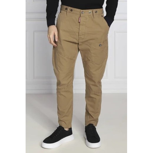 Dsquared2 Spodnie cargo Work Combat | Regular Fit ze sklepu Gomez Fashion Store w kategorii Spodnie męskie - zdjęcie 172985393