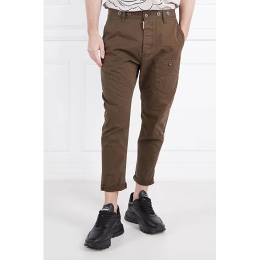 Dsquared2 Spodnie cargo Work Combat | Regular Fit Dsquared2 46 wyprzedaż Gomez Fashion Store