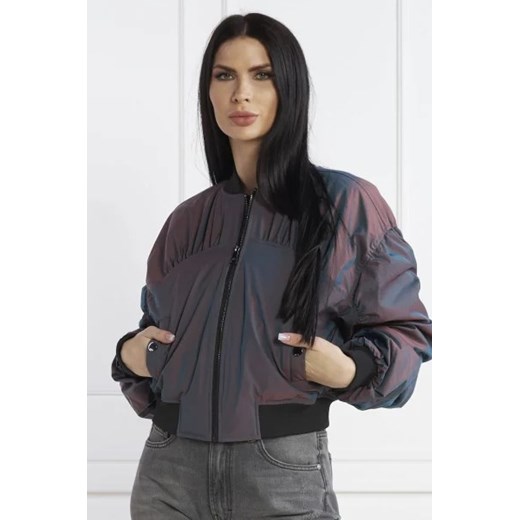 Karl Lagerfeld Kurtka bomber iridescent | Regular Fit ze sklepu Gomez Fashion Store w kategorii Kurtki damskie - zdjęcie 172986463