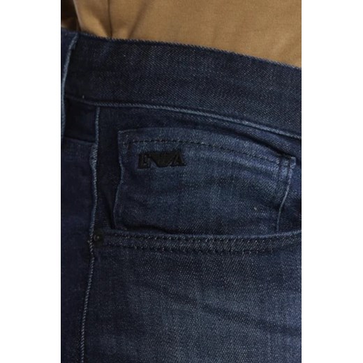 Jeansy męskie Emporio Armani z elastanu 