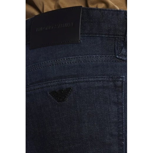 Jeansy męskie Emporio Armani z elastanu 
