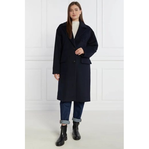 Tommy Hilfiger Płaszcz | z dodatkiem wełny ze sklepu Gomez Fashion Store w kategorii Płaszcze damskie - zdjęcie 172989293