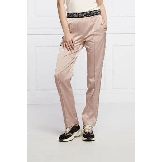 Marc Cain Satynowe spodnie | Relaxed fit ze sklepu Gomez Fashion Store w kategorii Spodnie damskie - zdjęcie 172990180