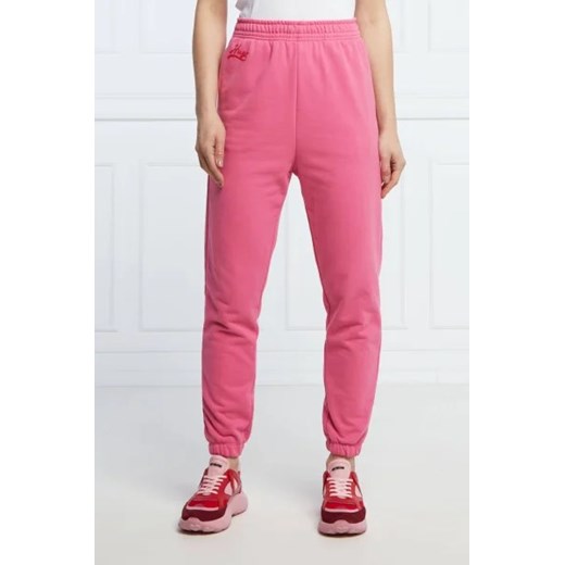 HUGO Spodnie dresowe Nigia | Relaxed fit ze sklepu Gomez Fashion Store w kategorii Spodnie damskie - zdjęcie 172991180