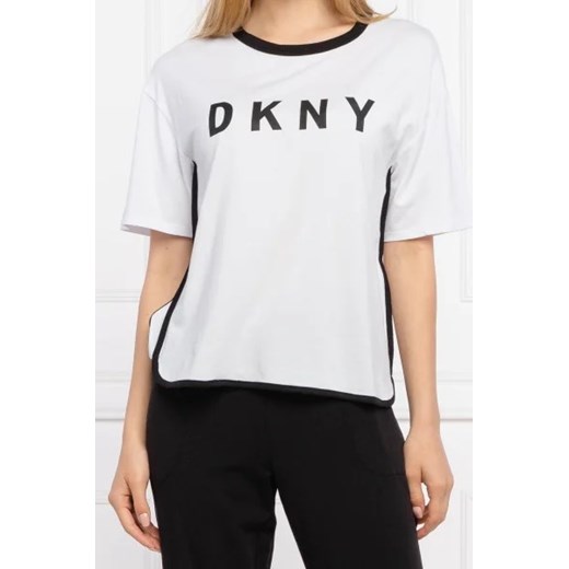 DKNY SLEEPWEAR T-shirt | Regular Fit ze sklepu Gomez Fashion Store w kategorii Bluzki damskie - zdjęcie 172992782