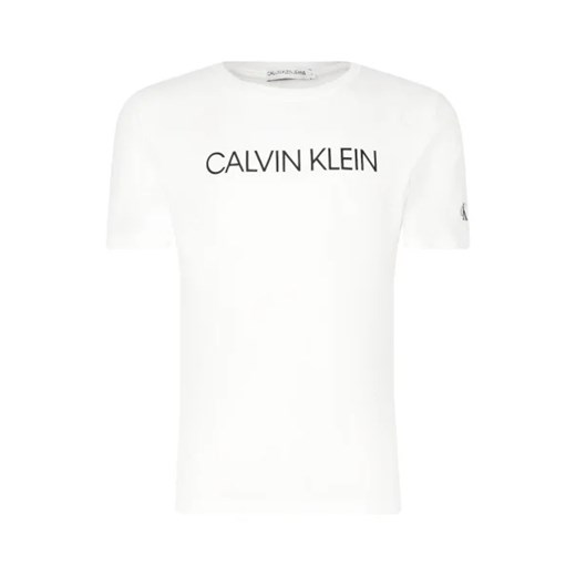 CALVIN KLEIN JEANS T-shirt INSTITUTIONAL | Regular Fit ze sklepu Gomez Fashion Store w kategorii T-shirty chłopięce - zdjęcie 172992973