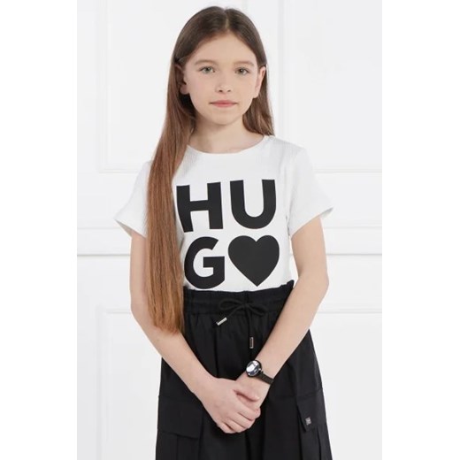 HUGO KIDS T-shirt | Regular Fit Hugo Kids 138 wyprzedaż Gomez Fashion Store