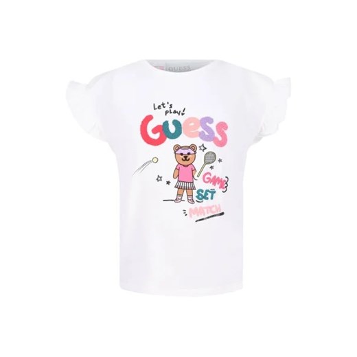 Guess T-shirt | Regular Fit ze sklepu Gomez Fashion Store w kategorii Bluzki dziewczęce - zdjęcie 172993803