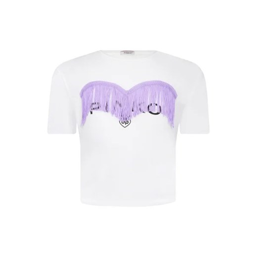 Pinko UP T-shirt | Cropped Fit | stretch ze sklepu Gomez Fashion Store w kategorii Bluzki dziewczęce - zdjęcie 172993833