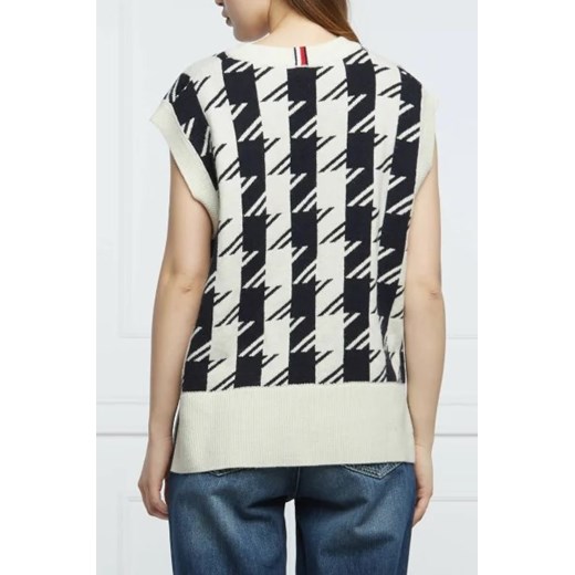 Tommy Hilfiger Wełniana kamizelka | Relaxed fit Tommy Hilfiger S Gomez Fashion Store okazja