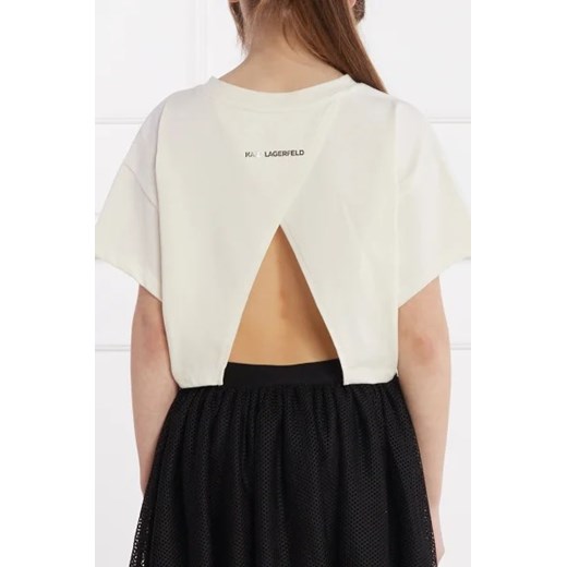 Karl Lagerfeld Kids T-shirt | Cropped Fit 156 Gomez Fashion Store okazja