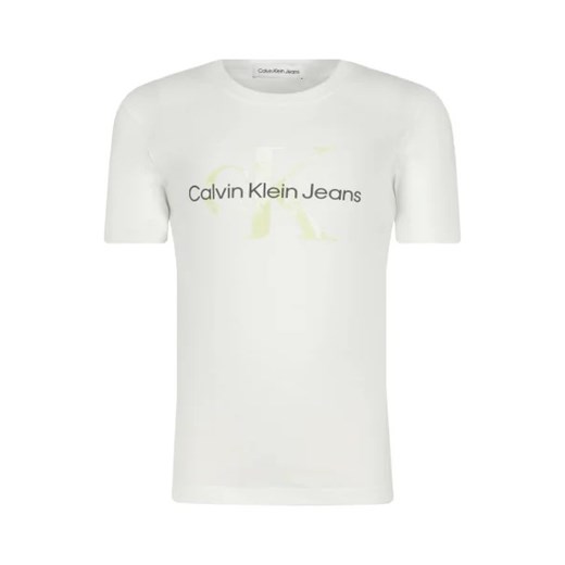 CALVIN KLEIN JEANS T-shirt MONOGRAM PRINT LOGO | Regular Fit ze sklepu Gomez Fashion Store w kategorii T-shirty chłopięce - zdjęcie 172994531
