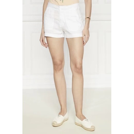 GUESS Lniane szorty | Regular Fit ze sklepu Gomez Fashion Store w kategorii Szorty - zdjęcie 172995023