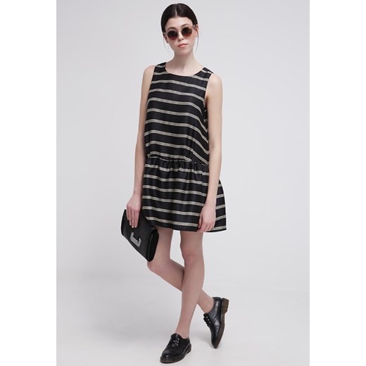 Glamorous Sukienka letnia black/white zalando mat