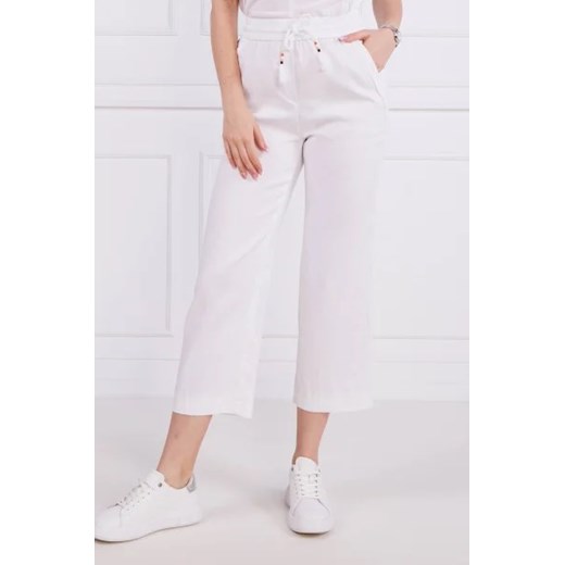 Marc Cain Lniane spodnie | Loose fit ze sklepu Gomez Fashion Store w kategorii Spodnie damskie - zdjęcie 172995421