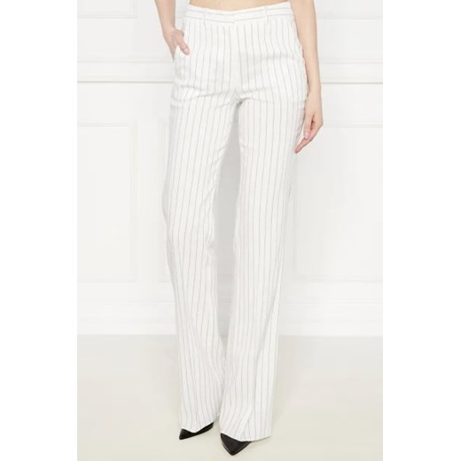 Marella Spodnie ULIVO | flare fit | z dodatkiem lnu Marella 38 wyprzedaż Gomez Fashion Store