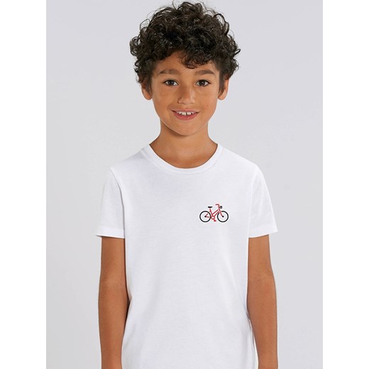 WOOOP Koszulka &quot;Velo&quot; w kolorze białym ze sklepu Limango Polska w kategorii T-shirty chłopięce - zdjęcie 172998782