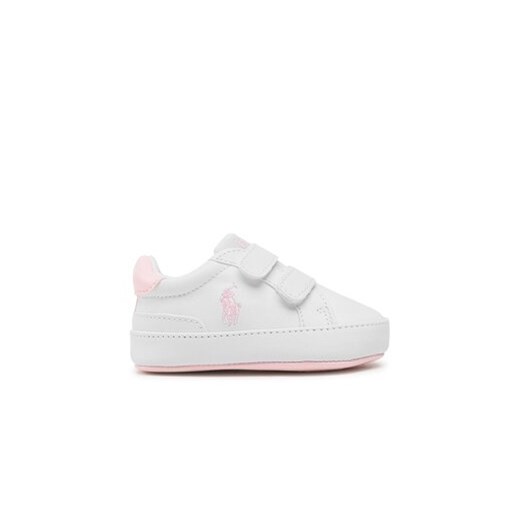 Polo Ralph Lauren Sneakersy Heritage Court Ii Ez Layette RL100733 Biały ze sklepu MODIVO w kategorii Buciki niemowlęce - zdjęcie 172999543