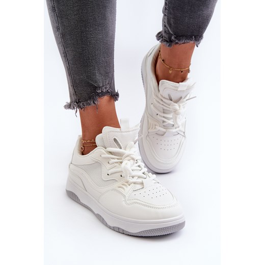 Damskie Sneakersy Białe Etnaria JS04 ze sklepu ZAZOO w kategorii Buty sportowe damskie - zdjęcie 173001823