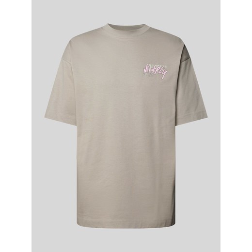 T-shirt o kroju oversized z nadrukiem z logo ze sklepu Peek&Cloppenburg  w kategorii T-shirty męskie - zdjęcie 173004900