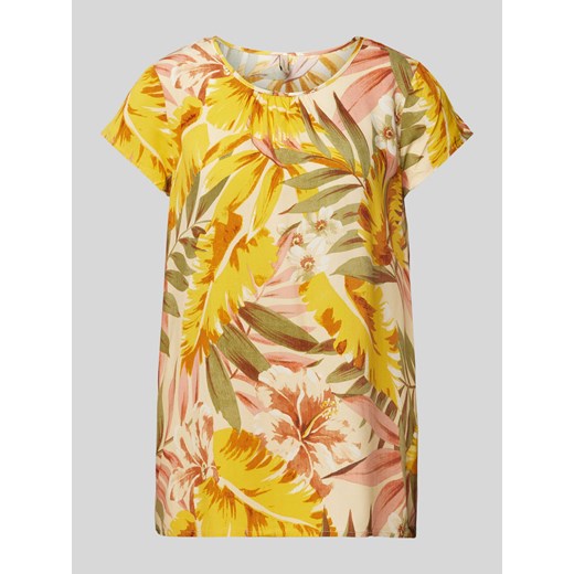 T-shirt z kwiatowym wzorem model ‘Elyse’ ze sklepu Peek&Cloppenburg  w kategorii Bluzki damskie - zdjęcie 173005044