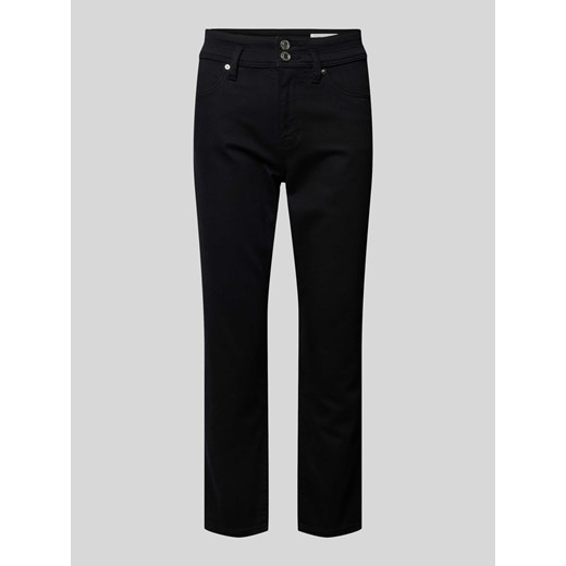 Spodnie skrócone o kroju slim fit ze sklepu Peek&Cloppenburg  w kategorii Spodnie damskie - zdjęcie 173005123