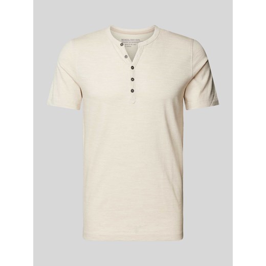 T-shirt z krótką listwą guzikową ze sklepu Peek&Cloppenburg  w kategorii T-shirty męskie - zdjęcie 173005213