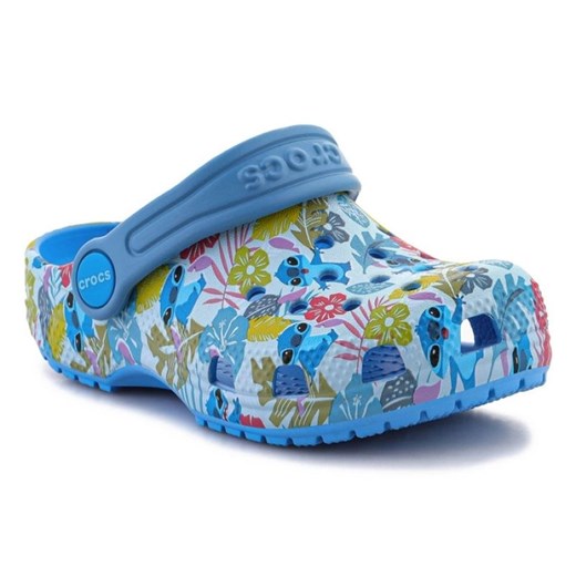 Klapki Crocs Toddler&#39;s Disney Stitch Classic Clog 209471-4TB niebieskie ze sklepu ButyModne.pl w kategorii Klapki dziecięce - zdjęcie 173005584