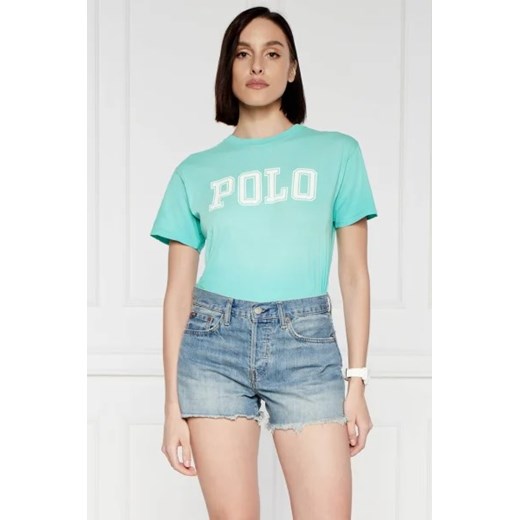 POLO RALPH LAUREN T-shirt | Regular Fit ze sklepu Gomez Fashion Store w kategorii Bluzki damskie - zdjęcie 173009884